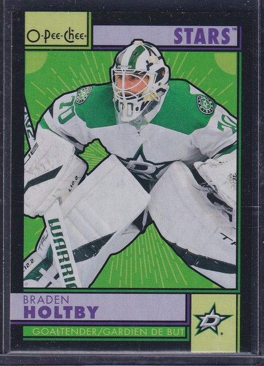 BRADEN HOLTBY - 2022 O-Pee-Chee BLACK BORDER #407, /100