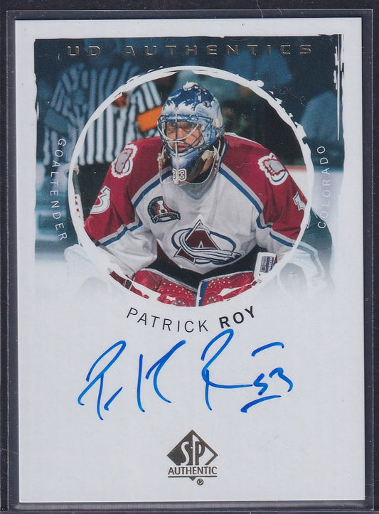 PATRICK ROY - 2024 SP Authentic UD Authentics Auto #UDA-PR