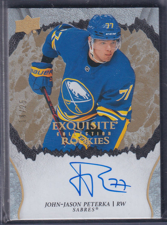 JOHN-JASON PETERKA - 2021 Upper Deck Exquisite Rookies Auto #R-JJ, /25