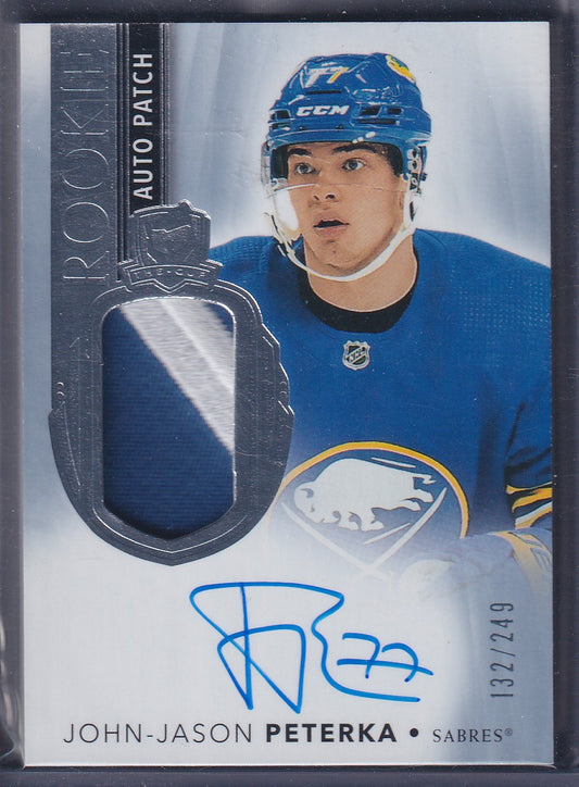 JOHN-JASON PETERKA - 2021 The Cup Rookie Auto Patch #182, /249