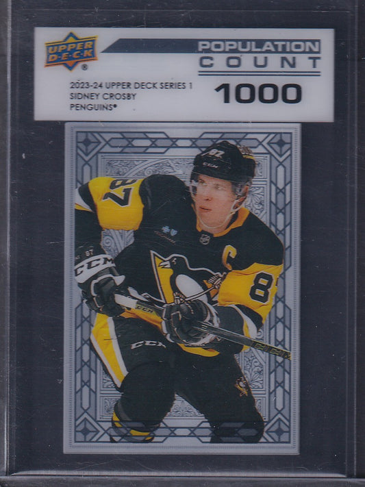 SIDNEY CROSBY - 2023 Upper Deck Population Count 1000 #PC-12