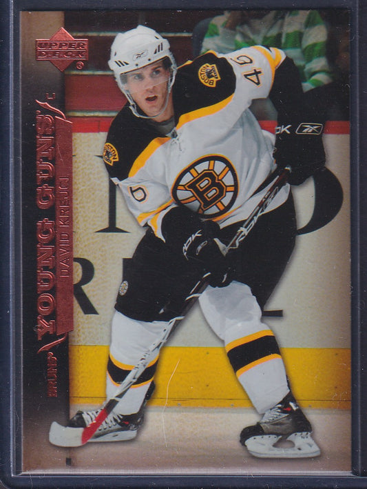 DAVID KREJCI - 2007 Upper Deck Young Guns #208