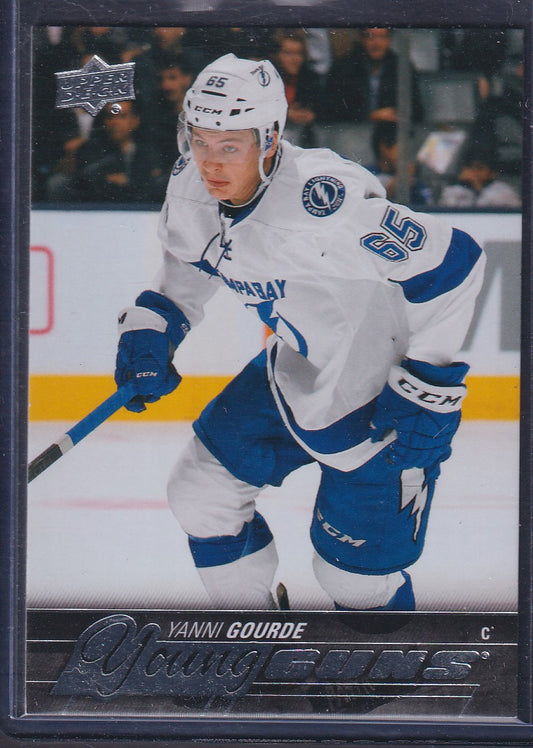 YANNI GOURDE - 2015 Upper Deck Young Guns #528