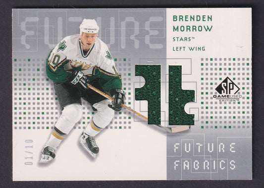 BRENDEN MORROW - 2003 SP Game Used Future Fabrics Patch #FF-BM, /10
