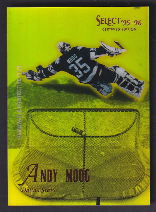 ANDY MOOG - 1996 Pinnacle Select Certified Edition w/ Coating GOLD #77