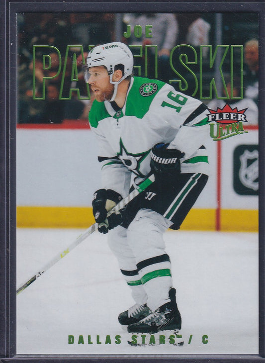 JOE PAVELSKI - 2021 Fleer Ultra Hockey GREEN FOIL #96, /25