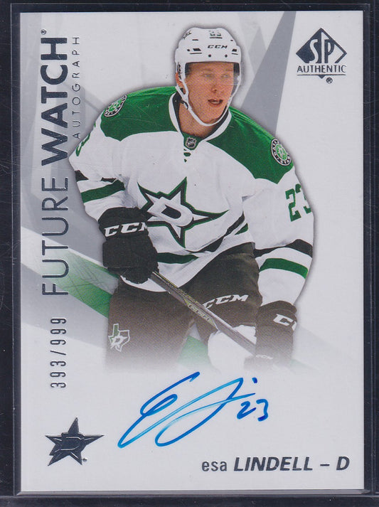 ESA LINDELL - 2016 SP Authentic Future Watch Auto #123, /999