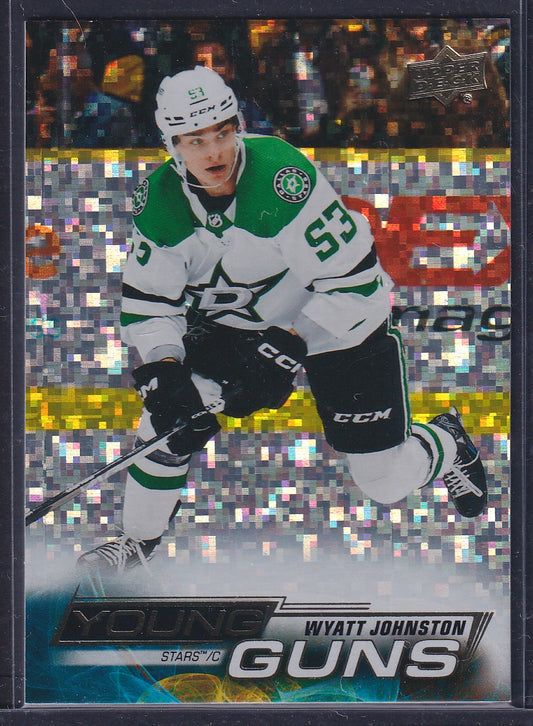 WYATT JOHNSTON - 2022 Upper Deck Young Guns SPECKLED RAINBOW #459