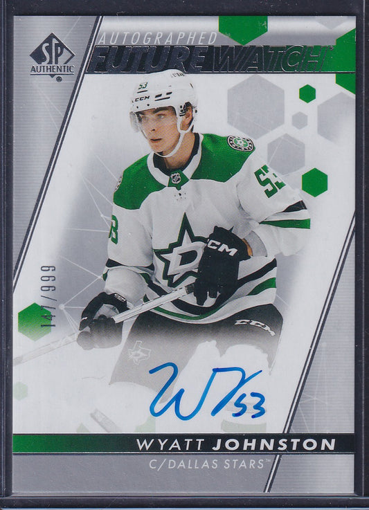 WYATT JOHNSTON - 2022 SP Authentic Future Watch Auto #146, /999