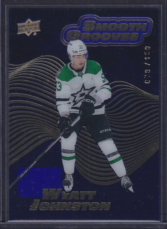 WYATT JOHNSTON - 2022 Upper Deck Extended Smooth Grooves Rookie #SG14, /150