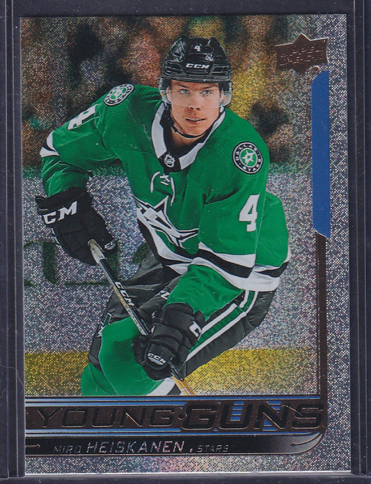 MIRO HEISKANEN - 2018 Upper Deck Young Guns SPECKLED RAINBOW #246