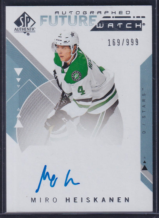 MIRO HEISKANEN - 2018 SP Authentic Future Watch Auto #191, /999