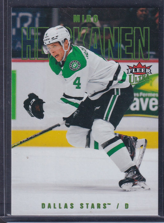 MIRO HEISKANEN - 2021 Fleer Ultra NHL GREEN FOIL #45, /25