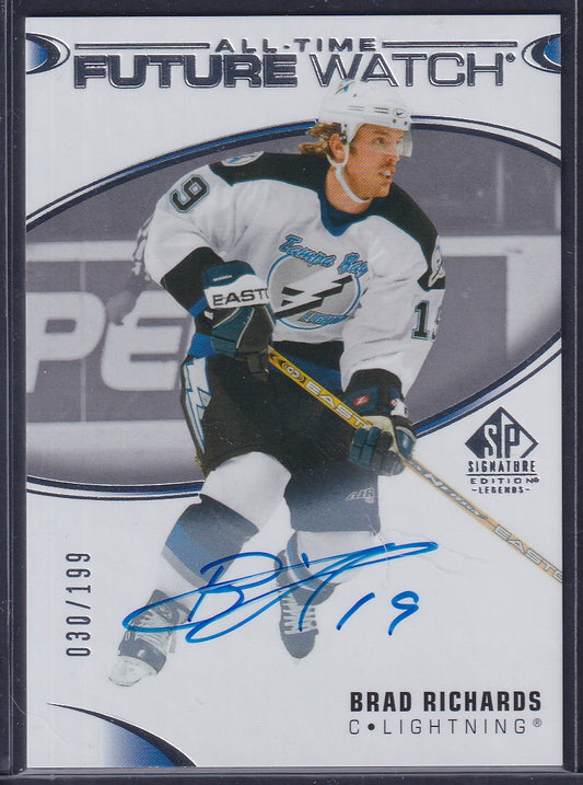 BRAD RICHARDS - 2020 SP Authentic Future Watch All Time Auto #357, /199