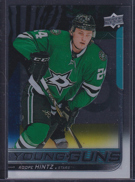 ROOPE HINTZ - 2018 Upper Deck Young Guns CLEAR CUT #202