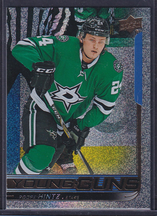 ROOPE HINTZ - 2018 Upper Deck Young Guns SPECKLED RAINBOW #202