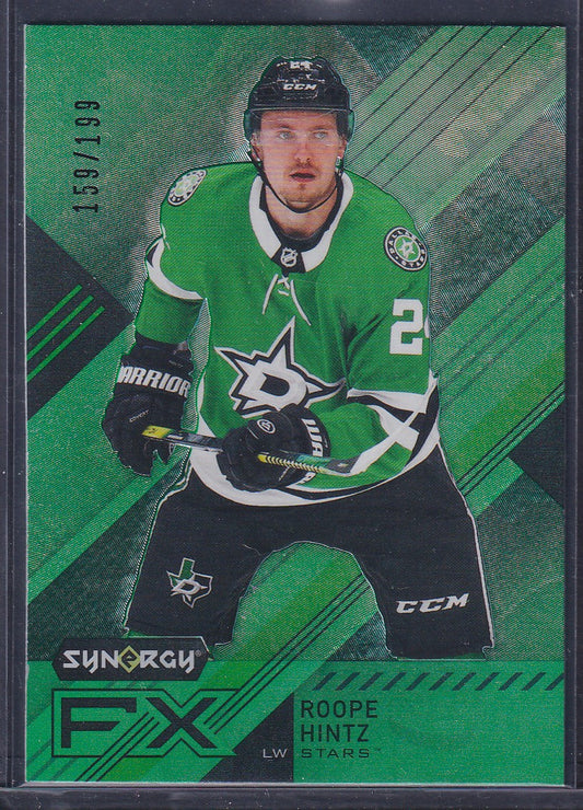 ROOPE HINTZ - 2021 Upper Deck Synergy FX GREEN #FX-RH, /199