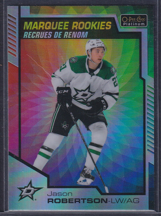 JASON ROBERTSON - 2020 O-Pee-Chee Platinum Marquee Rookies RAINBOW COLOR WHEEL