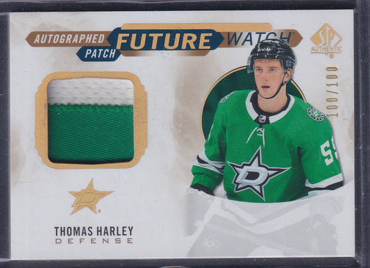 THOMAS HARLEY - 2020 SP Authentic Future Watch Auto Patch (no auto), /100