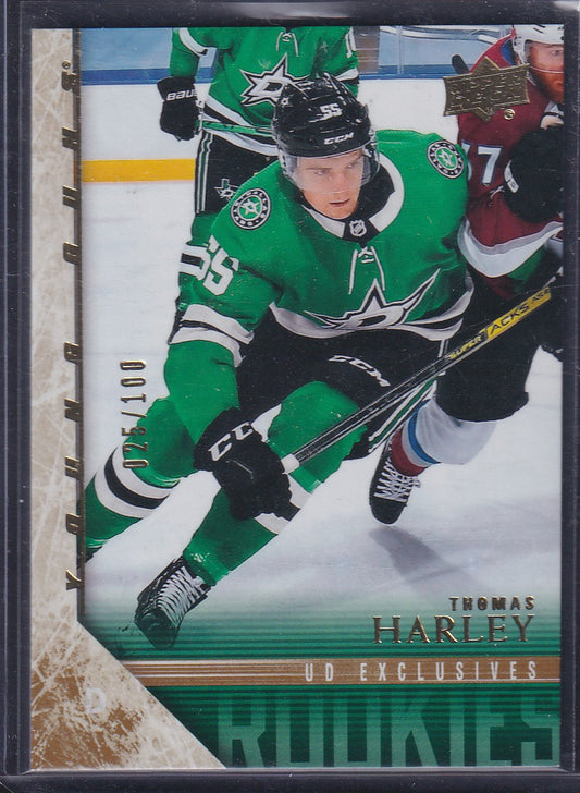 THOMAS HARLEY - 2020 Upper Deck Young Guns Retro EXCLUSIVES #T-97, /100