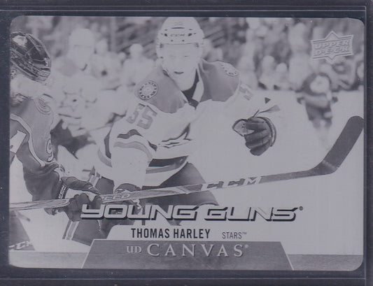 THOMAS HARLEY - 2020 Upper Deck Young Guns Canvas PLATE #C119, 1/1