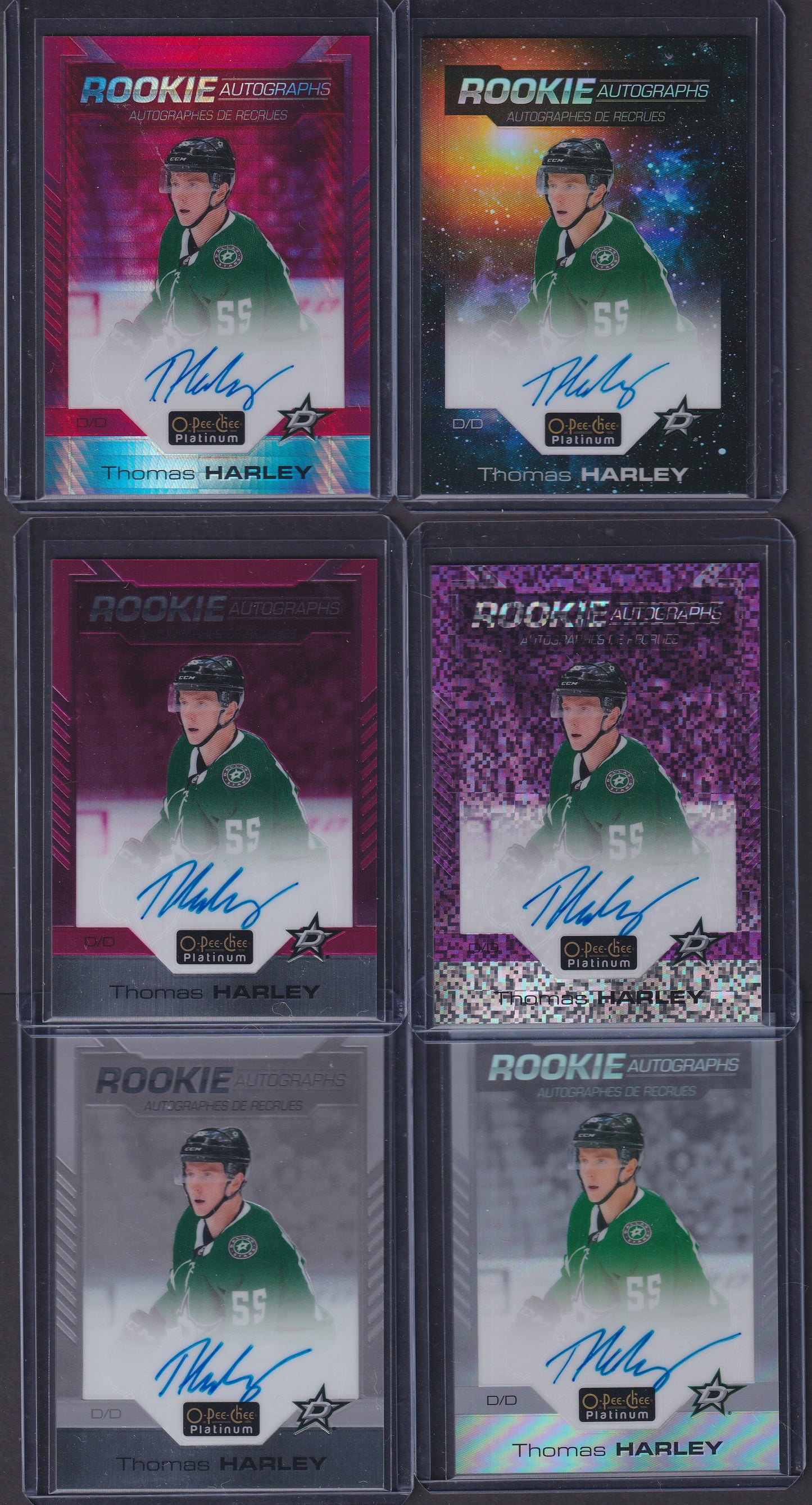 THOMAS HARLEY - 2020 OPC Platinum Rookie Auto RAINBOW #R-TH (Missing GT only)
