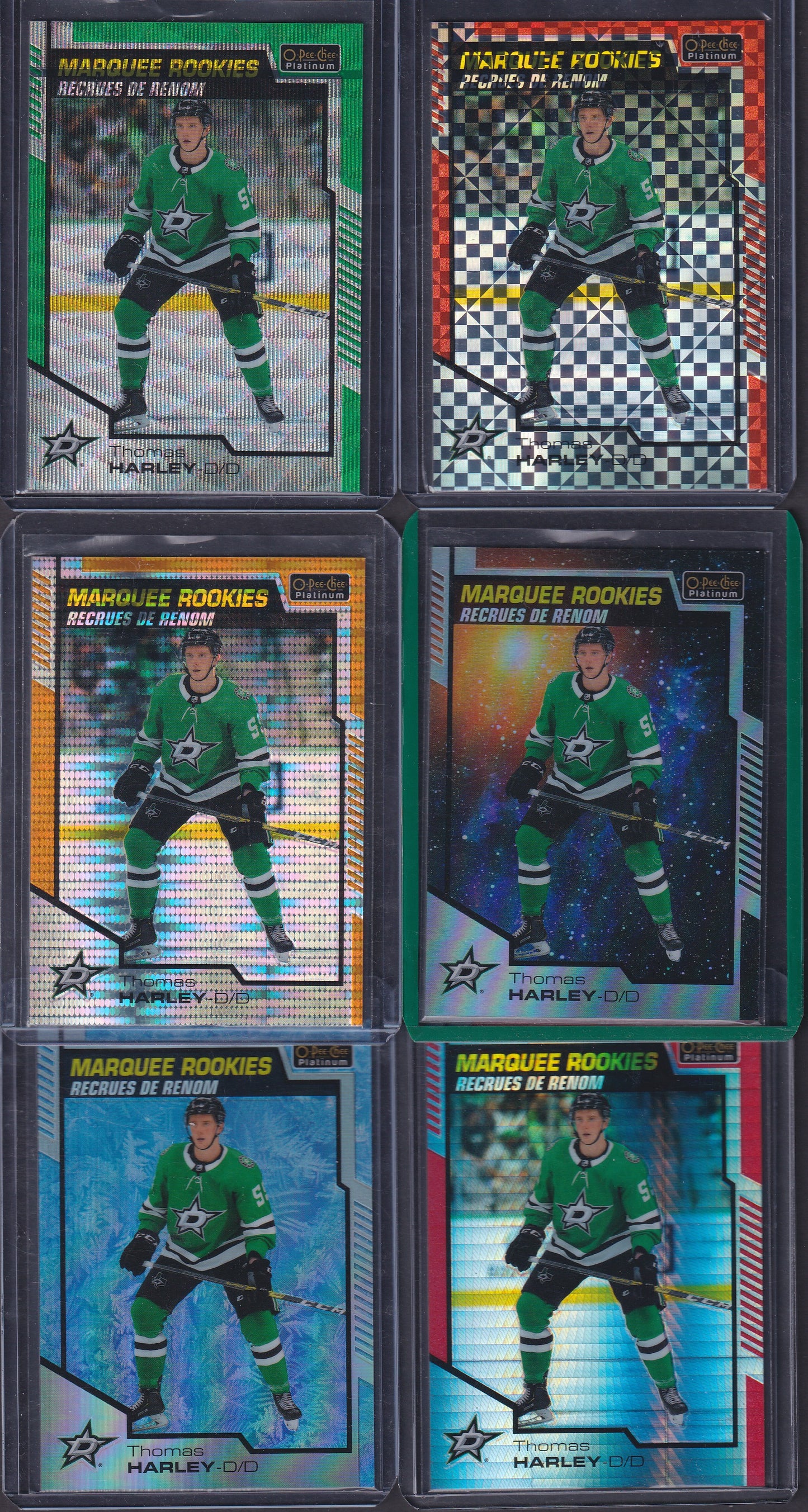 THOMAS HARLEY - 2020 OPC Platinum Marquee Rookies RAINBOW #157 (Missing GT only)