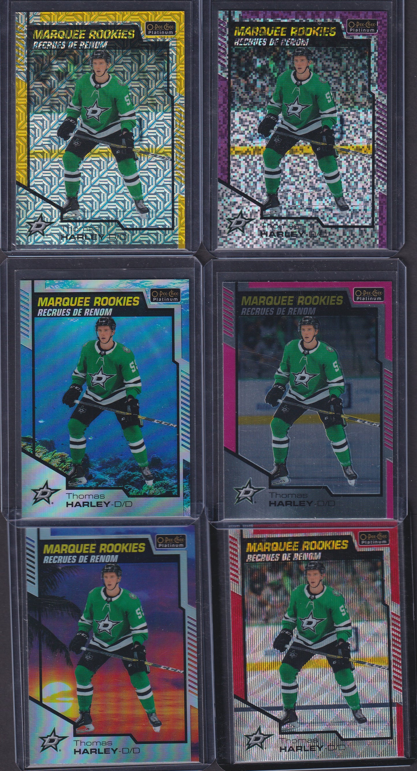 THOMAS HARLEY - 2020 OPC Platinum Marquee Rookies RAINBOW #157 (Missing GT only)