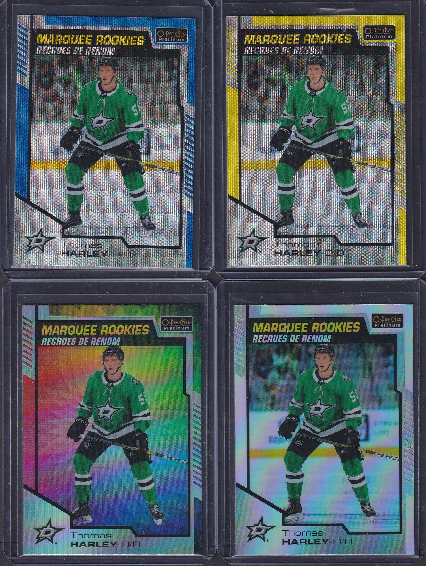 THOMAS HARLEY - 2020 OPC Platinum Marquee Rookies RAINBOW #157 (Missing GT only)
