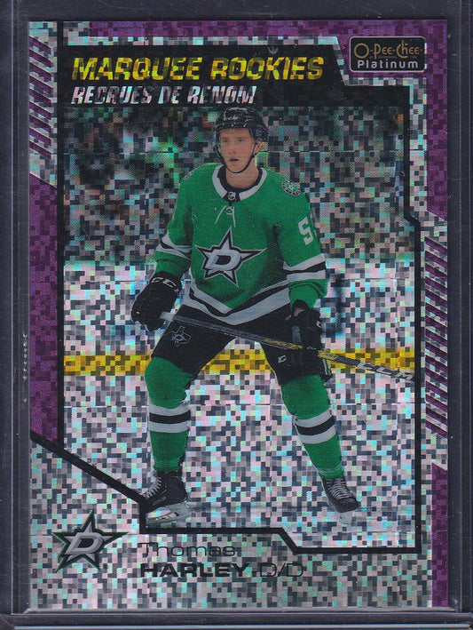 THOMAS HARLEY - 2020 O-Pee-Chee Platinum Marquee Rookies VIOLET PIXELS #157 /399