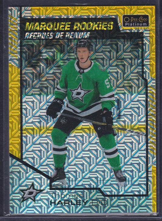 THOMAS HARLEY - 2020 O-Pee-Chee Platinum Marquee Rookies YELLOW TRAXX #157, /249