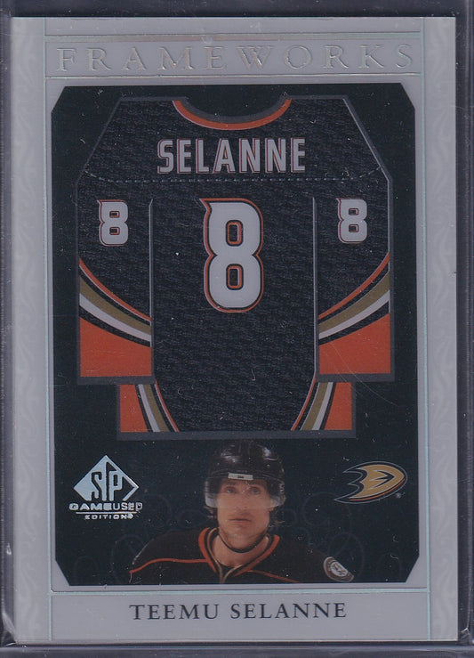 TEEMU SELANNE - 2021 SP Game Used Frameworks #F-TS