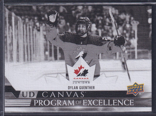 DYLAN GUENTHER - 2022 Upper Deck Canvas Program of Excellence BLACK #C256
