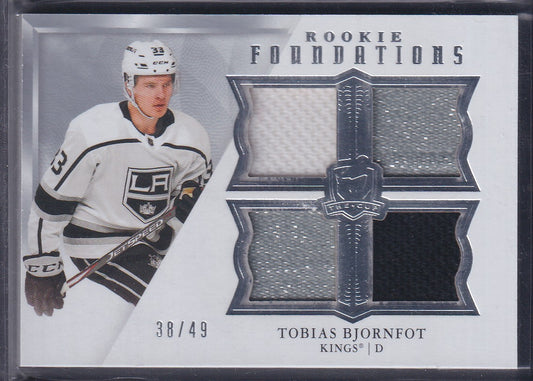 TOBIAS BJORNFOT - 2019 The Cup Rookie Foundations Quad Patch #F-TB, /49
