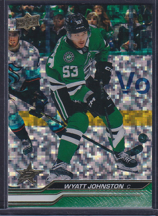 WYATT JOHNSTON - 2023 Upper Deck SPECKLED RAINBOW #308