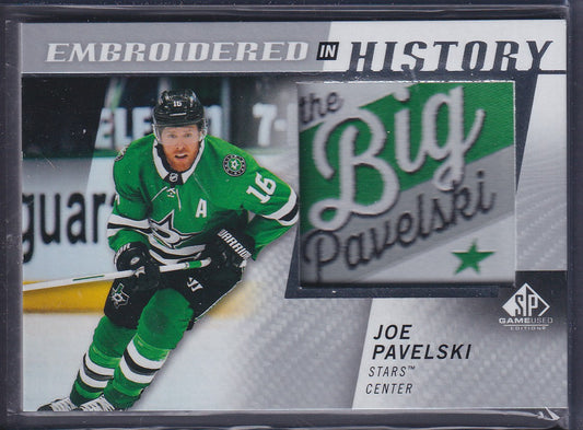 JOE PAVELSKI - 2021 SP Game Used Embroidered in History #41
