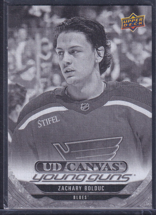 ZACHARY BOLDUC - 2024 Upper Deck Young Guns Canvas BLACK #C119