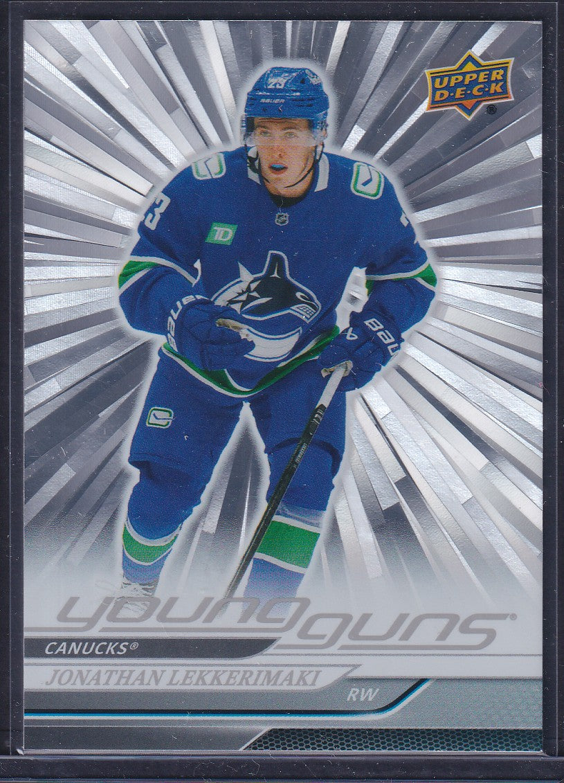 JONATHAN LEKKERIMAKI - 2024 Upper Deck Young Guns SILVER OUTBURST #706