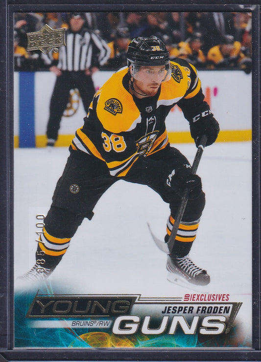 JESPER FRODEN - 2022 Upper Deck Young Guns EXCLUSIVES #496, /100