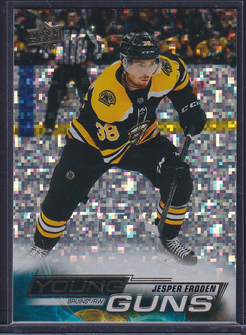 JESPER FRODEN - 2022 Upper Deck Young Guns SPECKLED RAINBOW #496