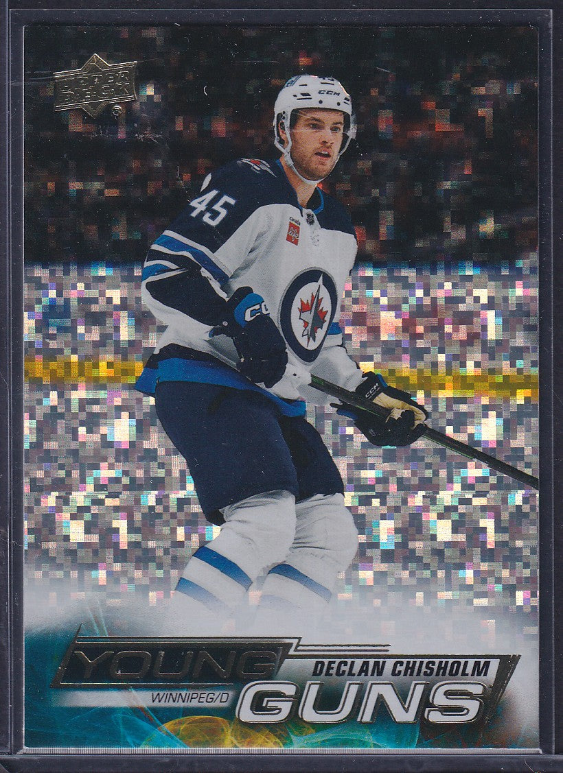 DECLAN CHISHOLM - 2022 Upper Deck Young Guns SPECKLED RAINBOW #486
