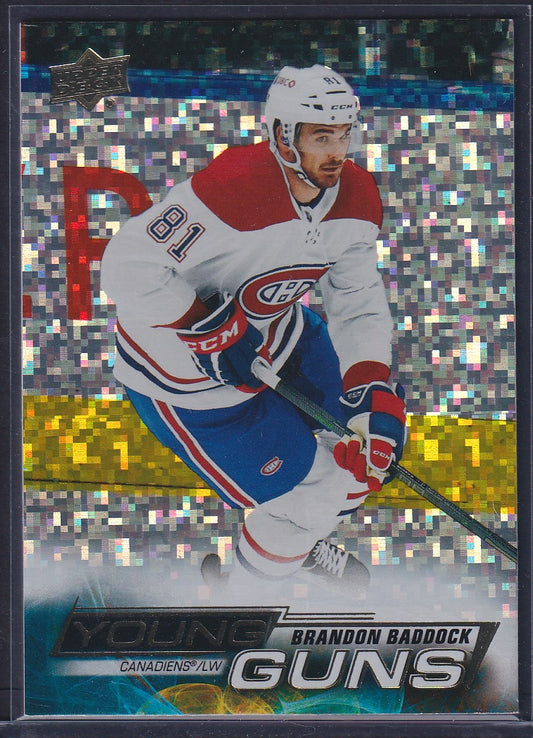 BRANDON BADDOCK - 2022 Upper Deck Young Guns SPECKLED RAINBOW #460