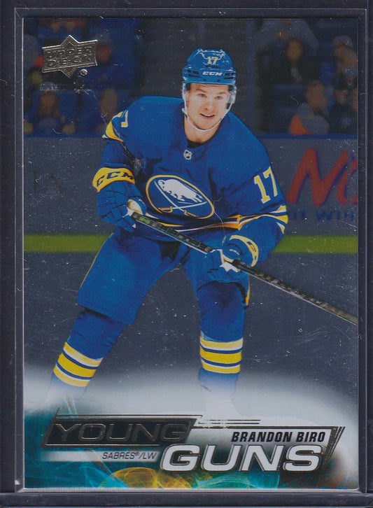 BRANDON BIRO - 2022 Upper Deck Young Guns SILVER FOIL #455