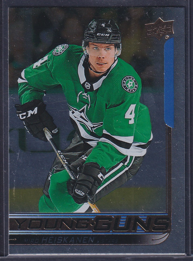 MIRO HEISKANEN - 2018 Upper Deck Young Guns SILVER FOIL #246