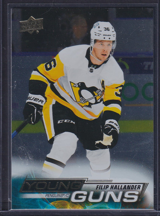 FILIP HALLANDER - 2022 Upper Deck Young Guns SILVER FOIL #477