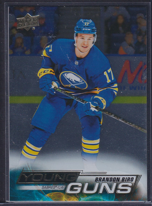 BRANDON BIRO - 2022 Upper Deck Young Guns SILVER FOIL #455