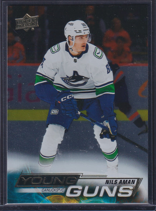 NILS AMAN - 2022 Upper Deck Young Guns SILVER FOIL #454