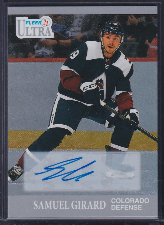 SAMUEL GIRARD - 2021 Fleer ultra Auto #A-37
