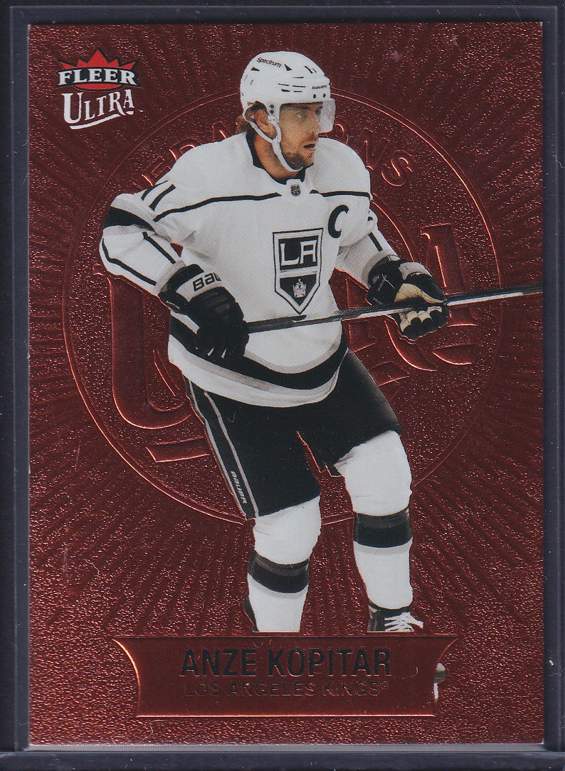 ANZE KOPITAR - 2021 Fleer Ultra Medallions #M-34, /75