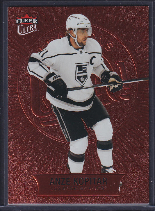 ANZE KOPITAR - 2021 Fleer Ultra Medallions #M-34, /75